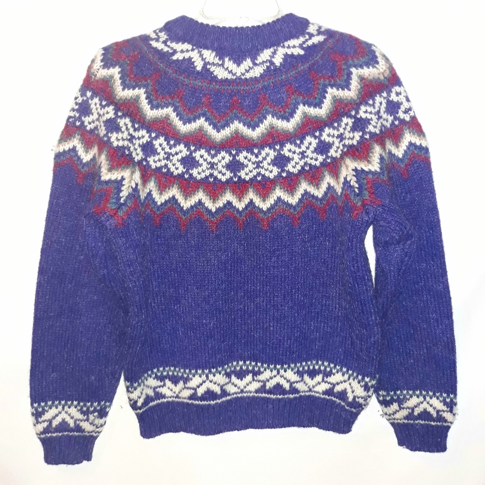 Woolrich Women's Size S Blue Wool/Mohair Sweater
